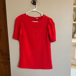 Elegant Red Women's Blouse